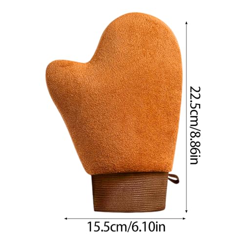 Guante Flocado para Cosmética Aplicación Rápida Herramienta De Limpieza Y Pulido Multiusos Suave Y Peluda para Autobronceador Guante Flocado De Secado Rápido - imagen 5