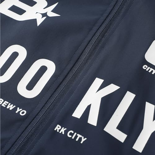 Men's hooded windbreaker jacket, zipper sports printed top, casual jacket4