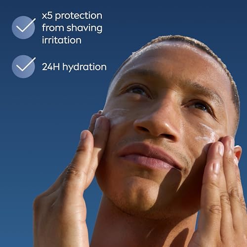 NIVEA MEN Sensitive Skin After Shave Balm, After Shave for Men with Sensitive Skin, No Drying Alcohol, Aftershave Instantly Soothes & Protects, Dermatologically-Tested Skin Care, 2 x 100 mL - 4