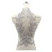 Koronki Handmade Koraliki Suknia Ślubna Aplikacja majsterkowanie Bridal Tiara X Koronkowa Kołnierz Koronki Naklejka (Color : G, Size : One size)