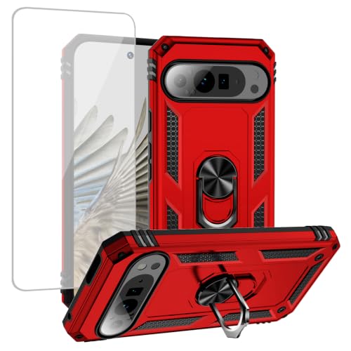 Coque pour Google 9ProXL GGX8B antichoc rouge pour éviter les rayures d'écran
