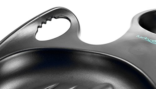 Lucky Bums Snow Kids Torpedo Sled, Black