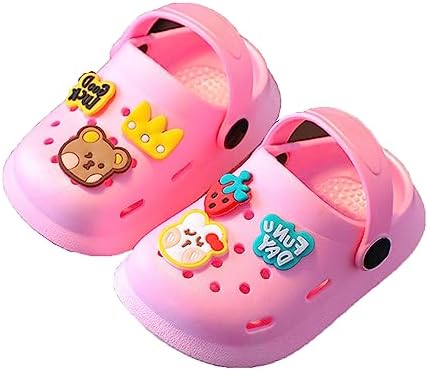 Toddler Boys Girls Clogs Garden Shoes Classic Cartoon Slides Sandals Beach Water Shoes Slipper Summer Indoor Outdoor