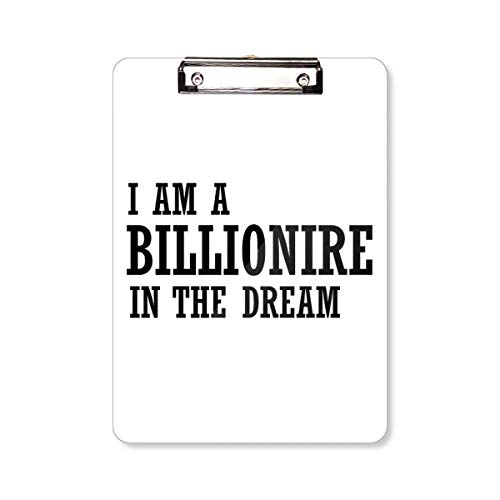 Bloc-notes I Am A Millionaire in The Dream A4 grand format pour noter vos projets