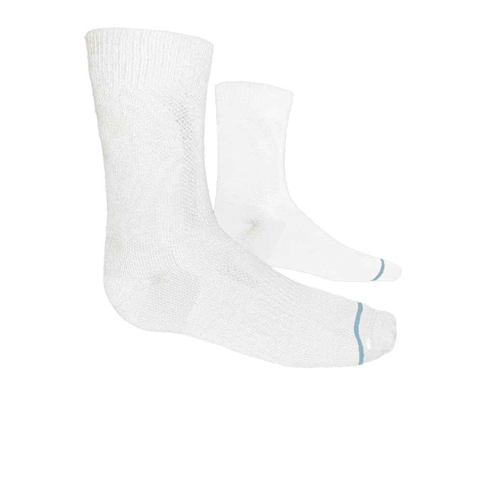 1000 Mile Mens 1112wl Socks, White, L UK