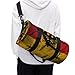 Vintage German Eagle Flag Gym Sport Bag Travel Duffle Backpack Weekender Overnight with Shoes Compartment for Women Men