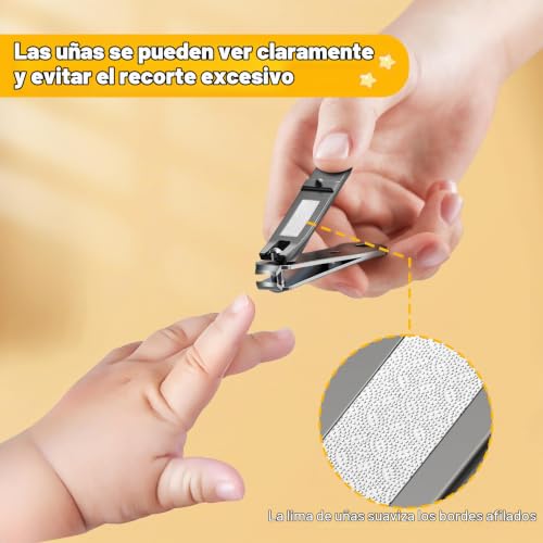 Miniatura 5 de Fvion Cortaúñas Para Bebés, Cortaúñas De Uñas Para Uñas Y Dedos De Los Pies Para Recién Nacidos Y Niños Pequeños, Pequeño Cortaúñas De Acero Inoxidable, Baby Nail Clippers