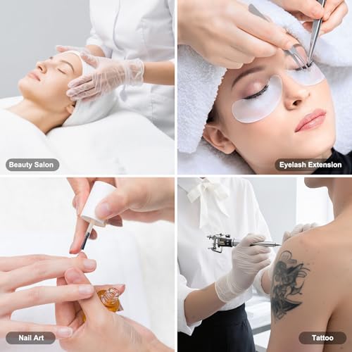 Image of Half Moon LED Floor Light - Professional Shadow-Free, Touch Control Dimmable Lamp | for Lash Techs, Estheticians & Tattoo Artists | Eyelash Extensions, Nail Art, Home & Office