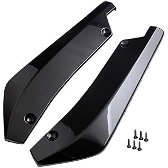 2pcs Universal Car Rear Bumper Lip Diffuser Splitter Spoiler Scratch Guard