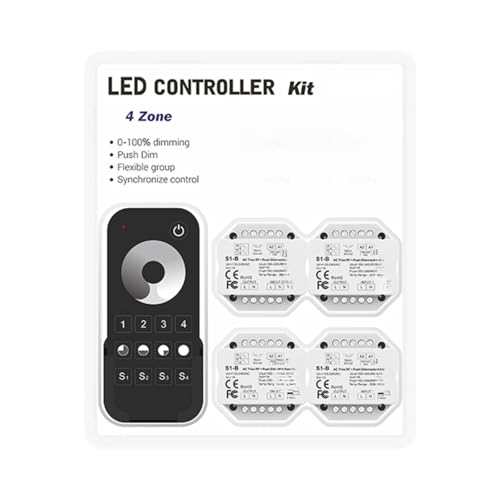Télécommande réglage la luminosité LED variateur Triac RT6 S1 B
