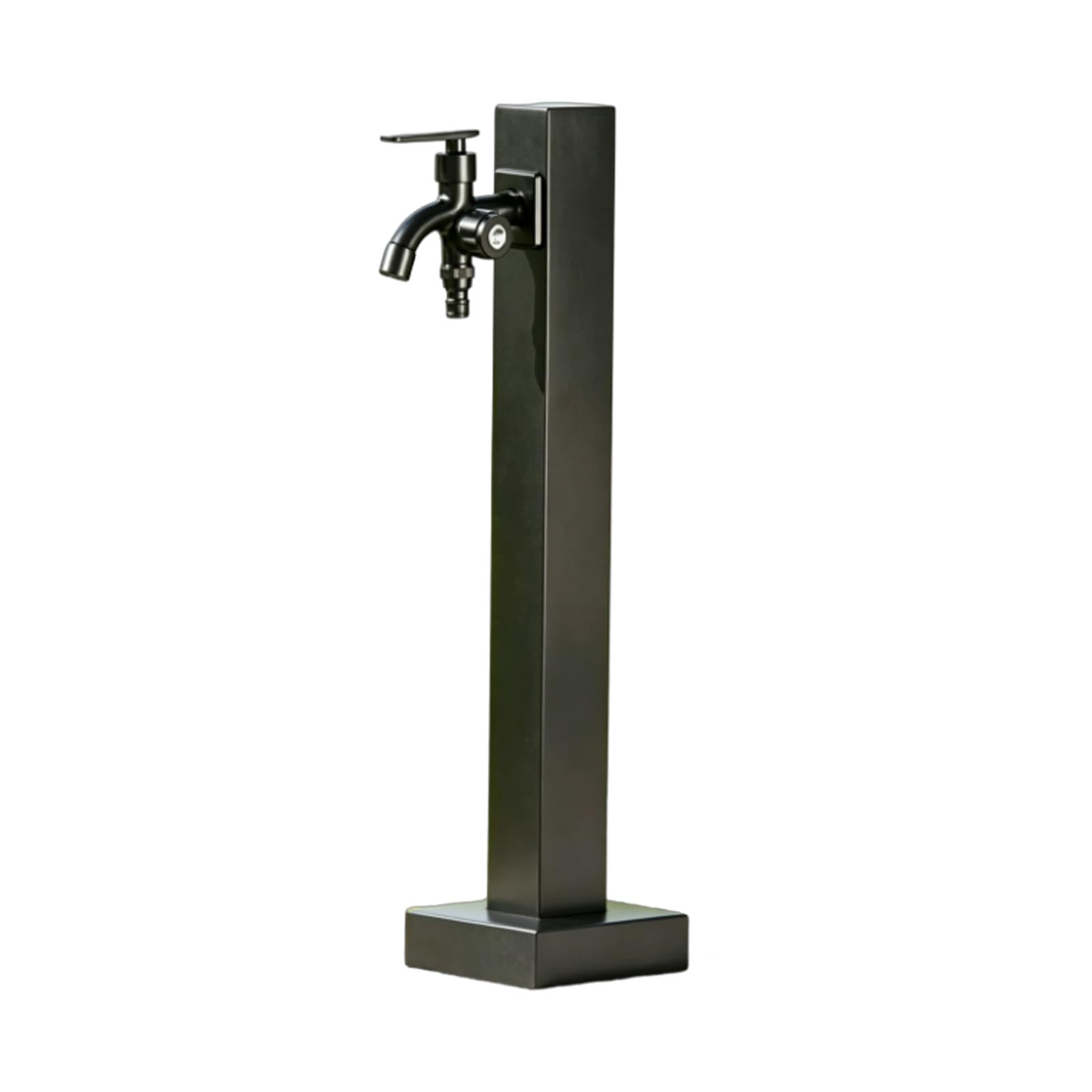 Generic Stainless Steel Garden Water Column, Vertical Water Column with Faucet, Freeze Proof, for Backyards, Lawns,Vegetable Gardens,Courtyards Irrigation,Car Washing, Black-F 60cm