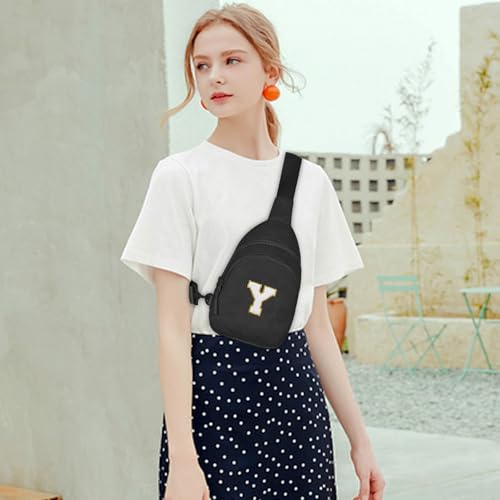 Image of Viverte Small Corduroy Sling Bag Initial Crossbody Bag Fanny Pack for Girls Personalized Birthday Gifts for Teen Girls Gifts