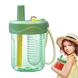 Duroecsain Wasserflaschen für die Schule für Kinder, Trinkflasche für Kinder - Trinkbecher für...