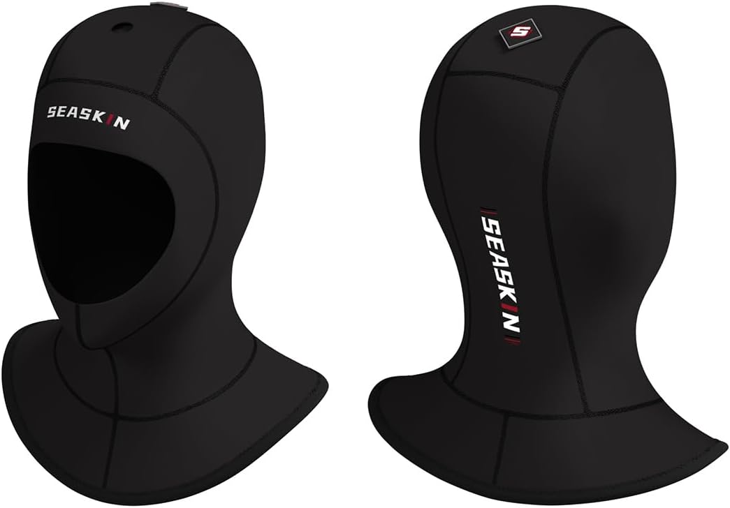 Seaskin Wetsuit Hood, 5mm Neoprene Diving Hood - Image 7