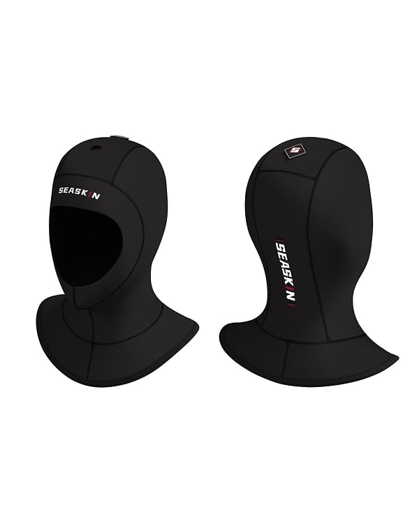 Seaskin Wetsuit Hood, 5mm Neoprene Diving Hood (Black, XX-Large) by Seaskin - Image 7