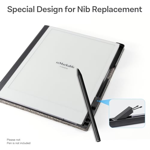 CoBak Case for Remarkable 2 Paper Tablet - Lightweight and Hard Back Shell Protective Book Folio Cover with Built-in Pen Holder - for 10.3" 2020 Released by CoBak - Image 4