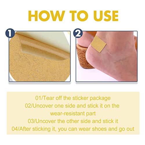 Moleskin For Feet, 10 Packs Moleskin Padding Plus, Adhesive Backing, Moleskin Tape Protects Tender Spots Boots Hiking Reduce Friction Pain On Feet From Friction, Rubbing - Cut To Fit #TOP6