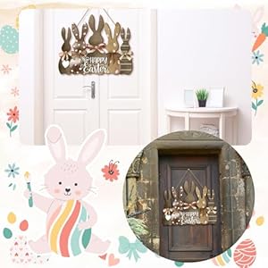 Juexica Easter Bunny Welcome Door Sign Easter Wall Hanging Sign for Front Door Wood Front Porch Decor Wall Pediments Juexica Easter Bunny Welcome Door Sign Easter Wall Hanging Sign for Front Door Wood Front Porch Decor Wall Pediments