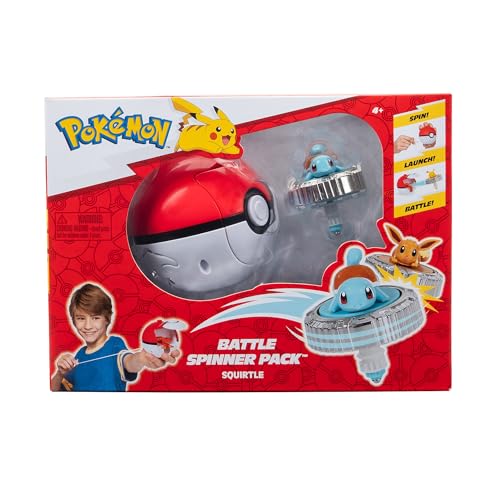 Pokémon PKW4400 - Battle Spinner - Schiggy, offizielles Spielset
