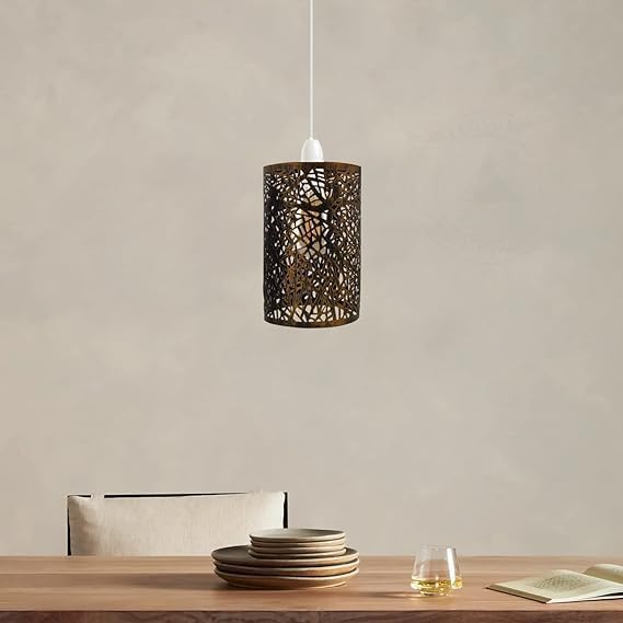 Ceiling Light Shade Metal Pendant Light Shade Ceiling Light Fitting Ceiling lamp Shades Industrial Ceiling Lights lampshade for Kitchen Light Ceiling lamp (Brushed Copper 9 - Image 2