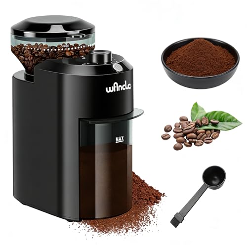 Wancle Electric Burr Coffee Grinder - Adjustable...