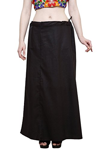 Image of Pistaa's combo of Women's Cotton Best Plain Solid Indian Readymade Inskirt Saree petticoats