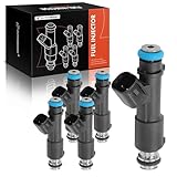 A-Premium 4 Holes Set of 5 Fuel Injectors Compatible with Chevrolet Colorado 2009-2012 & GMC Canyon 2009-2012 & Hummer H3 2009-2010, H3T 2009-2010, 3.7L, Replace# 12616382
