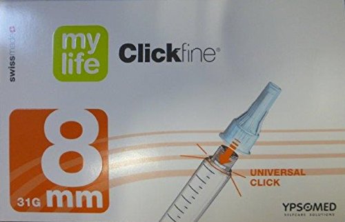 Mylife Clickfine Diamond Tip Pack of 100 Aiguilles 8 mm