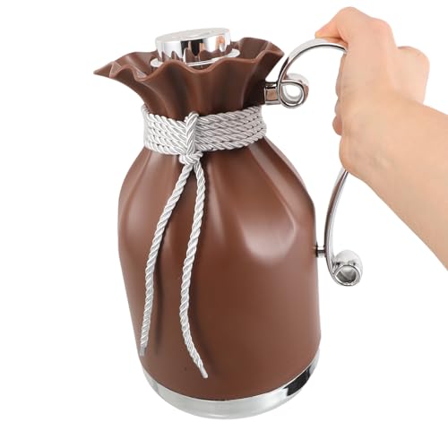 Botella térmica de gran capacidad 1l con interior de vidrio para café caliente 5