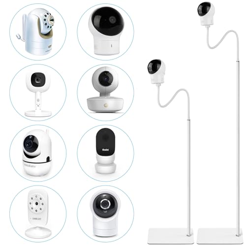 68.8" Adjustable Height Baby Monitor Floor Stand Holder for Infan...
