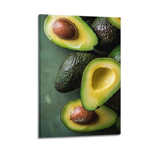 Poster sur toile avocat deco murale cadre tableau salon 30x45cm