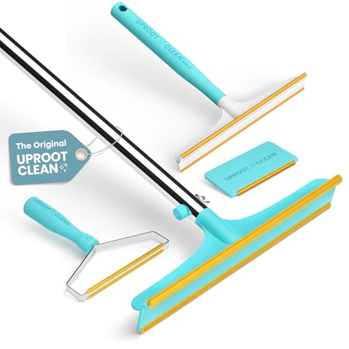 Uproot Clean Ultra Bundle - Xtra, Max, Pro & Mini-Ultimate Pet Hair Removal Tool & Carpet Rake Bundle-Easy Cat & Dog Hair Remover for Couch, Clothes, Rugs, Cars & More-The Ultimate Fur Remover Set