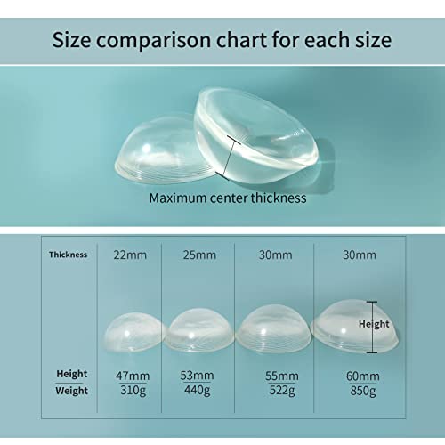 Pair Breast Forms for Mastectomy,Silicone Breast Prosthesis Convave Bra Inserts for Mastectomy Swim Crossdreser3