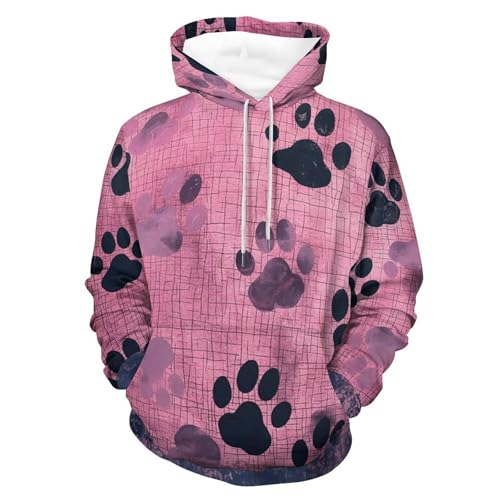 Sweatshirt violet Patte Noire pull confortable pour journées détente