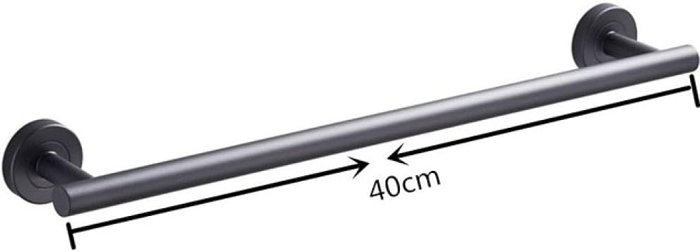 Heavy-Duty Wall Mounted Bathroom Hardware - Towel Rack, Toilet Paper, Robe Hooks - Rust-Proof & Easy Install(Towel Bar)