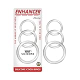 Enhancer Silicone Cockrings Clear Set/3