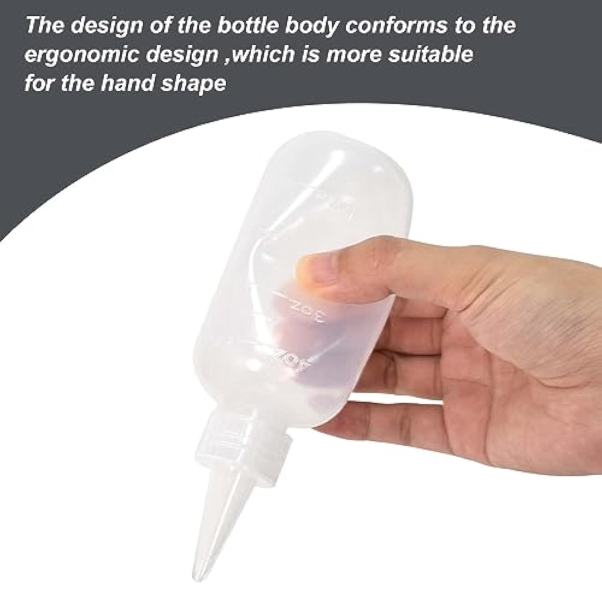 2pcs Applicator Bottles with Nozzle