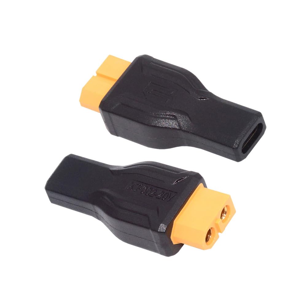 NFHK Adapter XT60 Female SC100 Protocol to Type-C Female Fast Charging Adapter for RC Lipo Battery Quadcopter Multicopter Aeromodelling