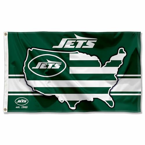 New York Jets Nation USA American Country 3x5 Flag