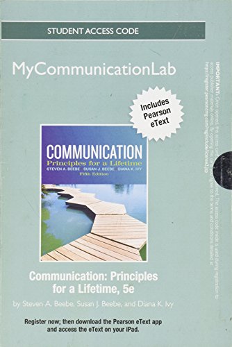 New Mycommunicationlab With Pearson Etext -- Standalone Access Card -- for Communication