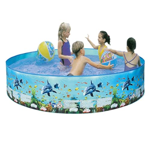 Piscina plegable, plegable y portátil de PVC para cachorros, baño para perros para niños