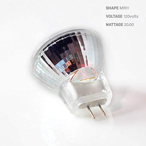 [6Pack]Etoplighting Mr11 Halogen Spotlight Light Bulbs, 120V 20W Warm Light, Uv Glass Cover For Indoor And Outdoor #TOP2