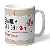 Sunderland Official Personalised FC Street Sign Mug