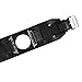 Apple Watch Band, V-MORO 38mm Genuine Leather Smart Watch Band Replacement with Adapter Metal Clasp for Apple Watch iWatch All Models-Cuff Bracelet Black 38mm