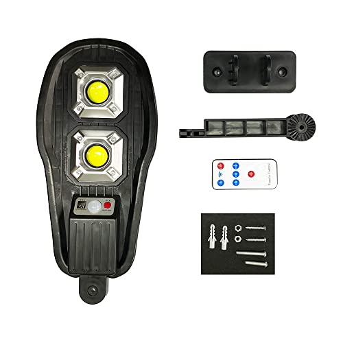 Mini Luminária Led Solar Poste Rua Parede Sensor Cob Luz Branca
