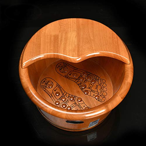 Spa de pies de madera para pedicure y masaje miniatura 3