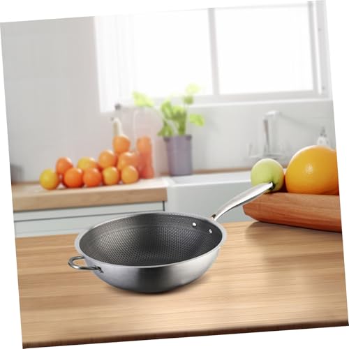 Wok de Acero Inoxidable con Mango Doble y Revestimiento Antiadherente miniatura 6