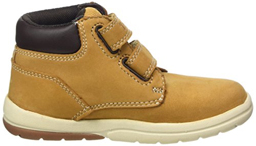 Timberland Toddle Tracks Hook and Loop (Toddler), Botas, Amarillo Wheat Nubuck, 22 EU