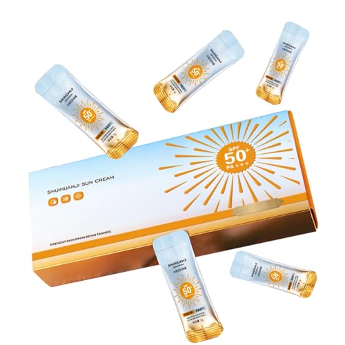 30PCS Mini Sunscreen SPF50+ - Travel Size Sunblock, Lightweight &...
