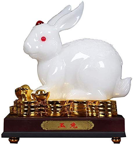 Statue Chinoise Feng Shui en résine pour attirer la richesse à la maison
